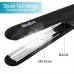 GloEra Steam Hair Straightener, Auto Shut off Adjustable Temperatures Professional Hair Straightening and Curler with Steam Ultrasonic Technology Making your Hair Stay Moisturized (Black) 