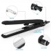 GloEra Steam Hair Straightener, Auto Shut off Adjustable Temperatures Professional Hair Straightening and Curler with Steam Ultrasonic Technology Making your Hair Stay Moisturized (Black) 
